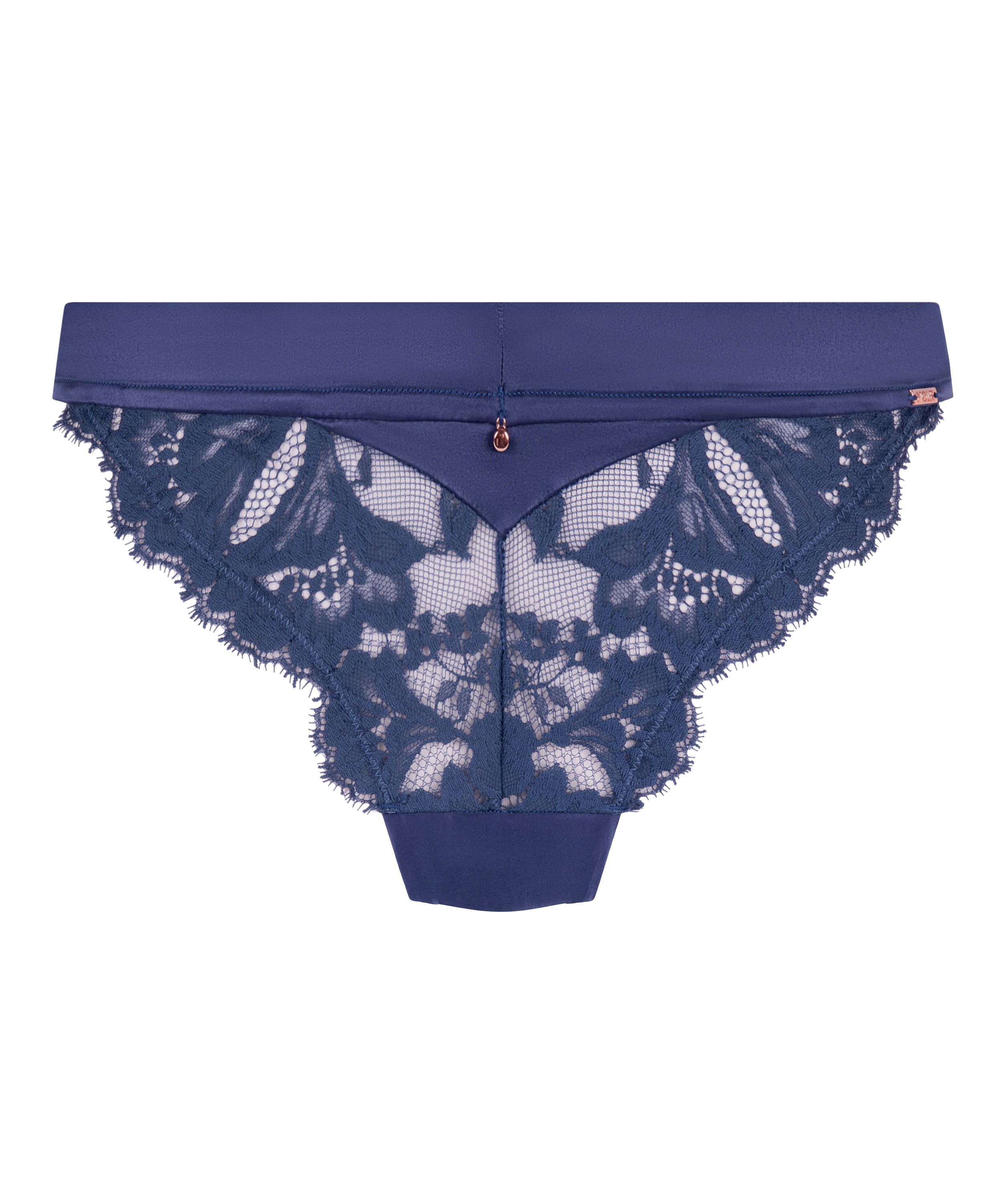 Tanga Grace de tiro alto, Azul, main