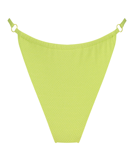 Braguita de bikini de tiro alto de l&uacute;rex Fiji, Verde
