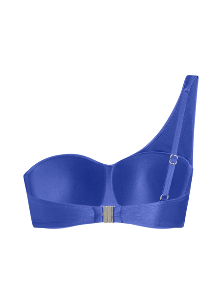 Top de bikini bandeau Sydney, Azul