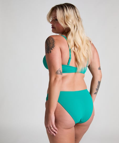 Braguita de Bikini Rio Scallop, Verde