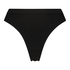 Tanga de tiro alto Baddie, Negro