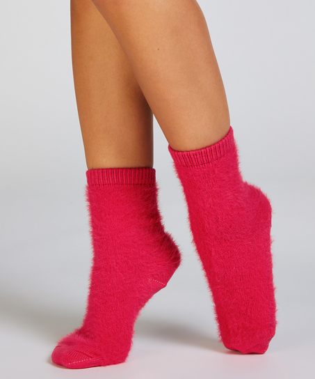 1 par de calcetines de punto, Rosa