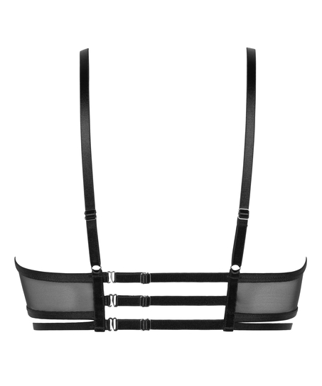 Sujetador «longline» sin aros preformado Scarlett, Negro