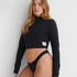 Top corto Lia HKM x NA-KD, Negro