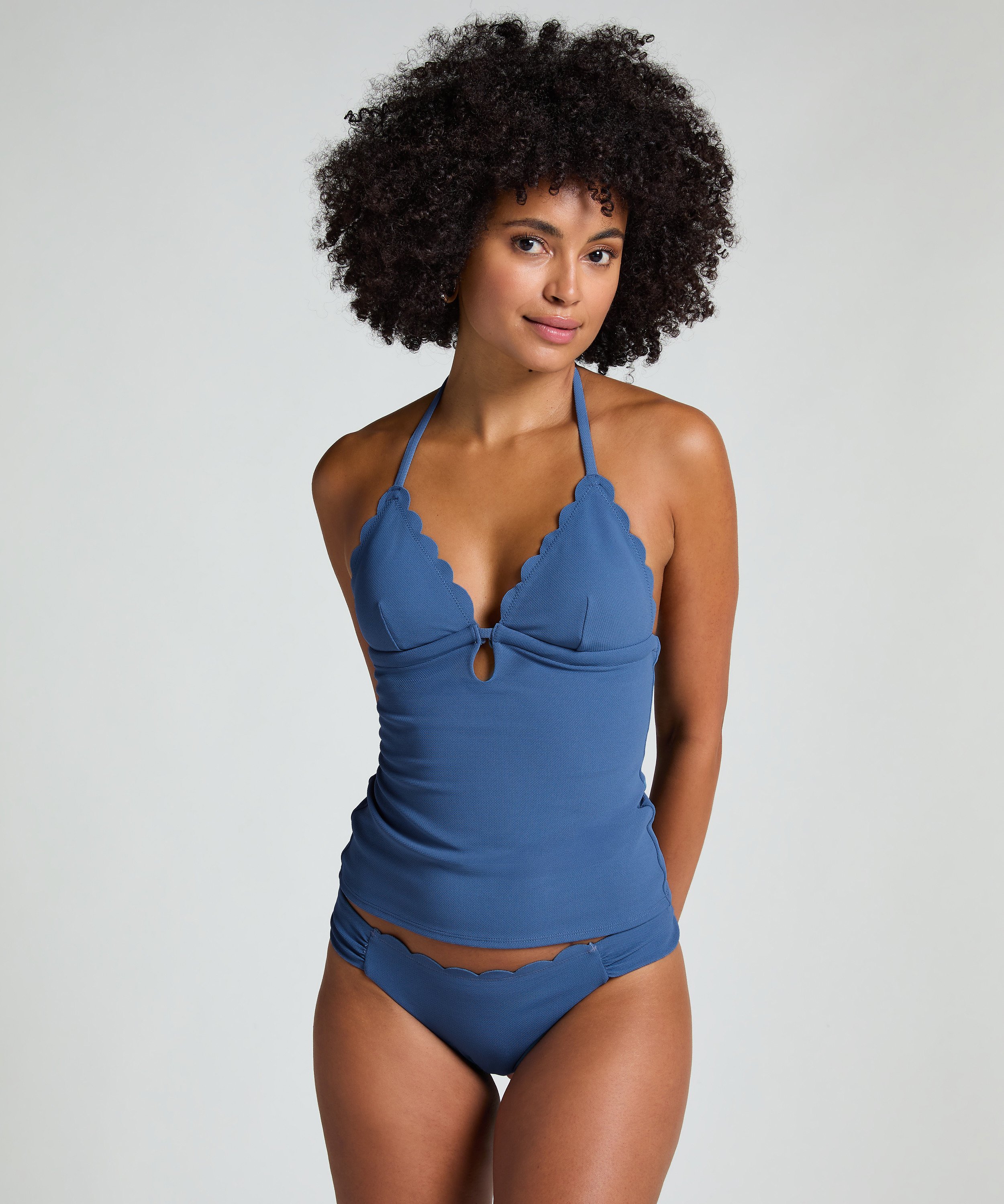 Tankini moldeador, Azul, main