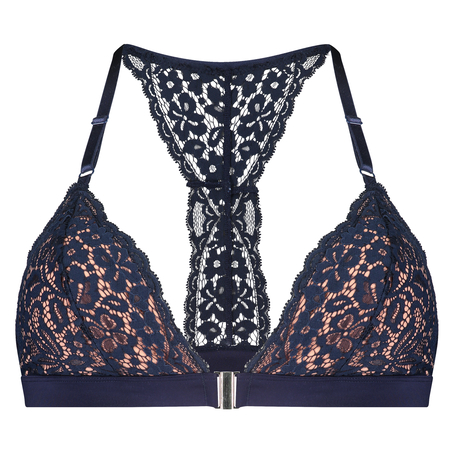 Preformado triangular bralette Marina, Azul
