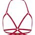Bralette abierto, Rojo