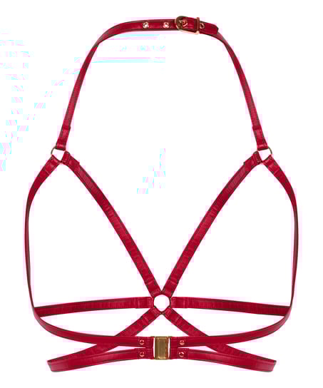 Bralette abierto, Rojo