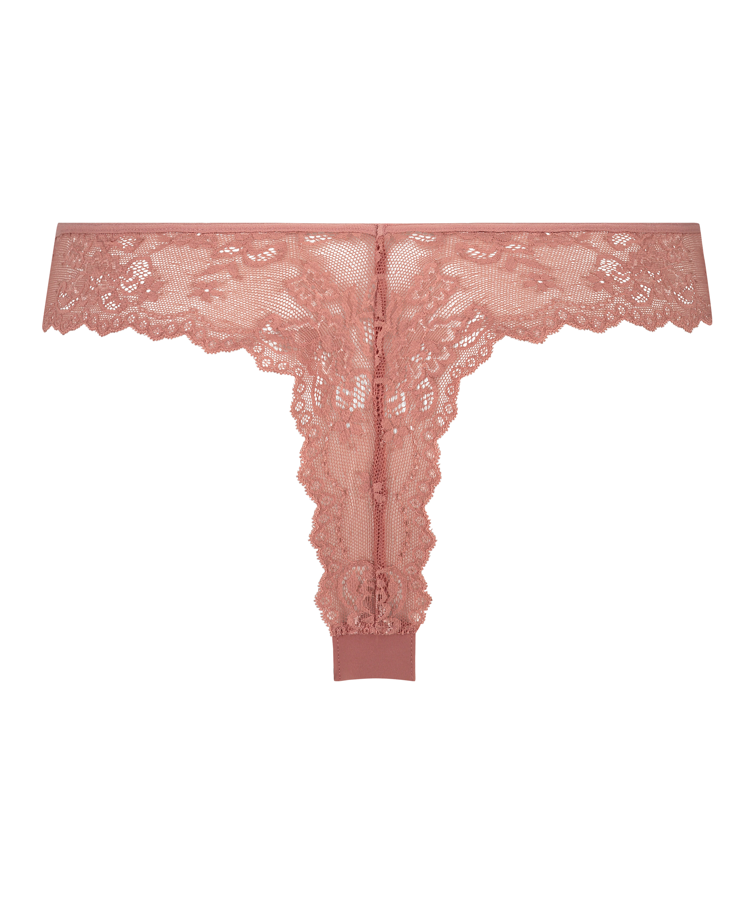 Invisible Tanga Lace Back, Rosa, main