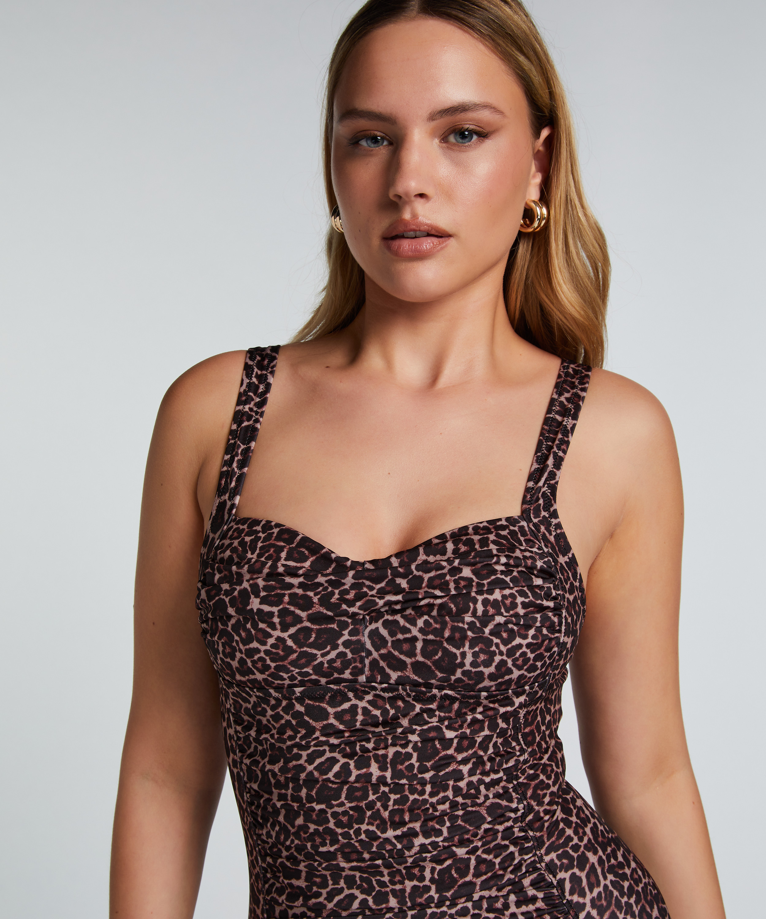 Traje de baño Leopard, marrón, main
