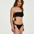 Braguita de Bikini Crochet, Negro