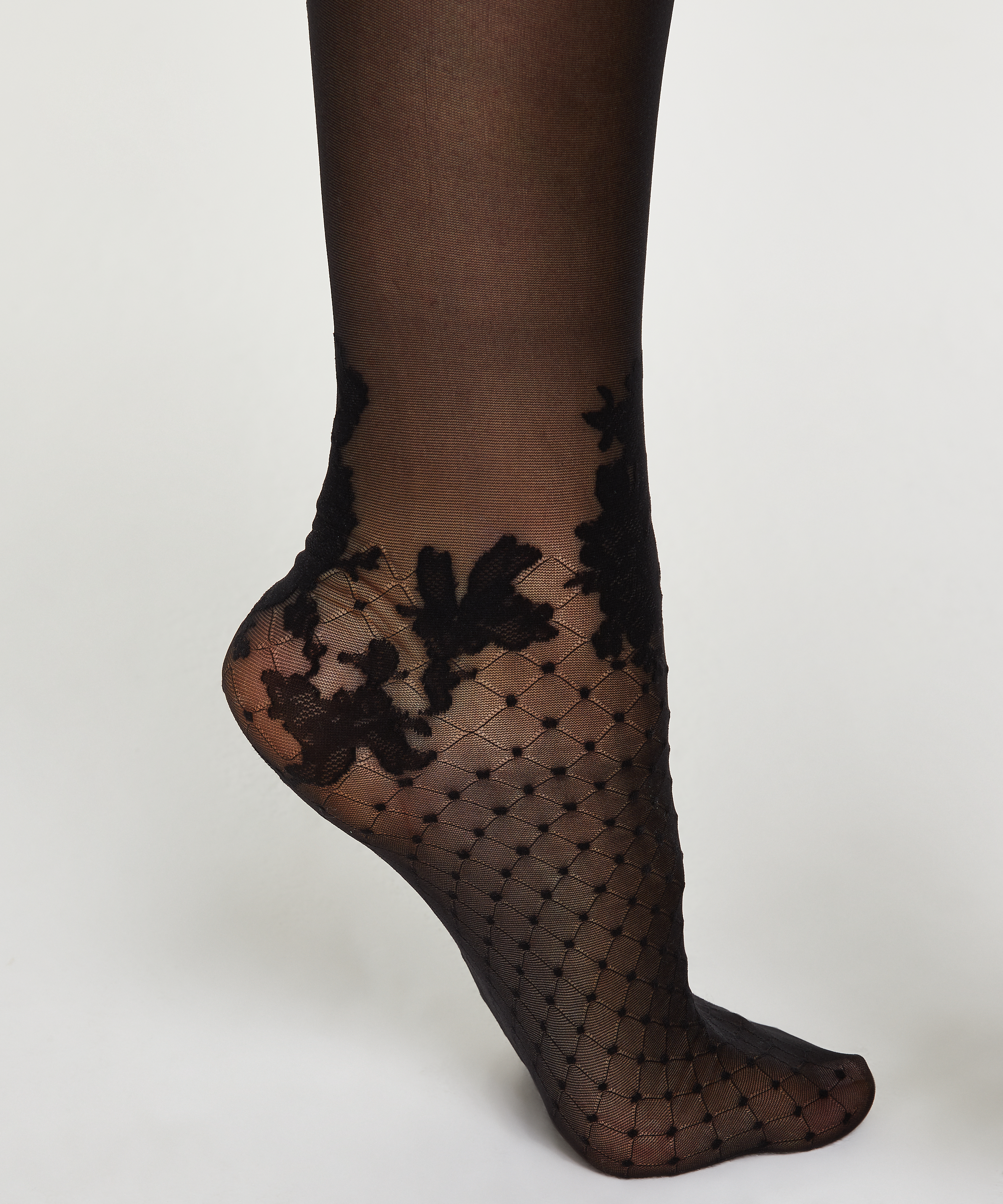 Medias autosostenibles 15 denier Chase Rebecca Mir, Rojo, main