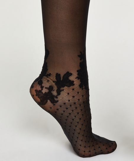 Medias autosostenibles 15 denier Chase Rebecca Mir, Rojo