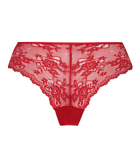 Brasile&ntilde;a Invisible Lace Back, Rojo