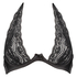 Non-padded underwired bra Jade lace, Negro