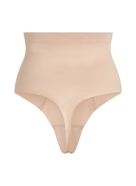 Tanga scuba moldeador de cintura alta, Beige