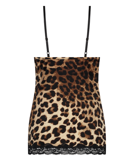 Top Velours Lace, Negro