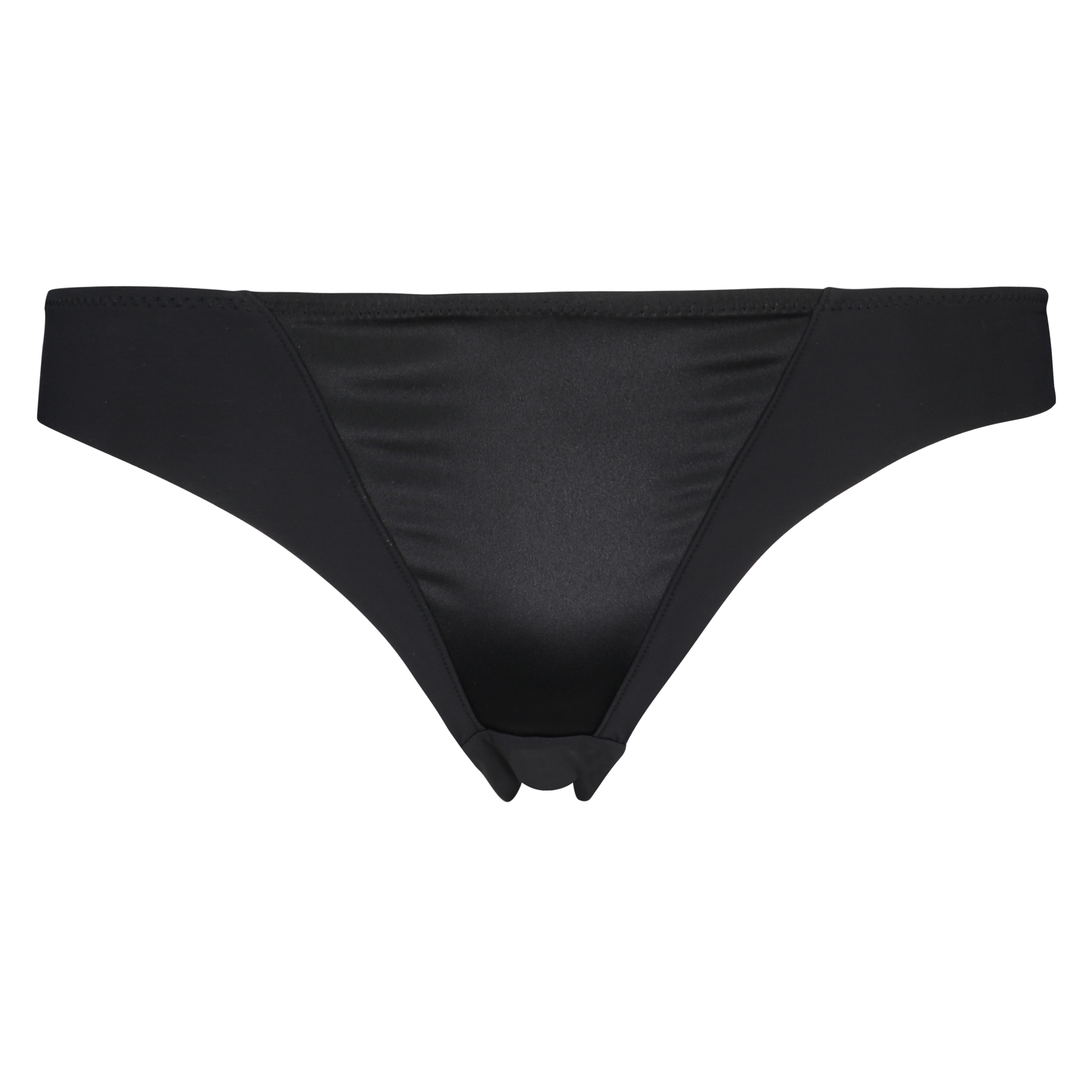 Tanga Satin fleece, Negro, main