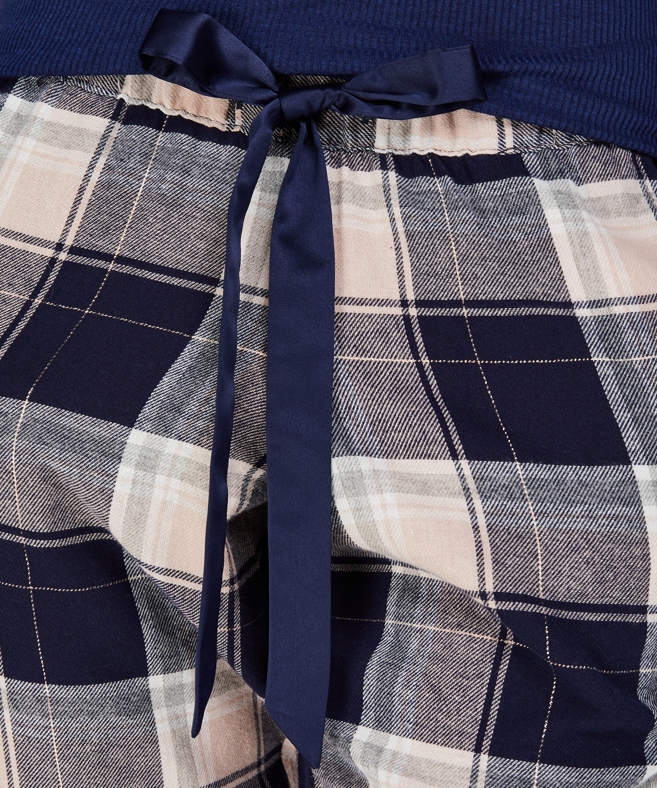 Pantalón de pijama Check, Azul, main