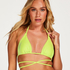 Top de bikini triangular Wild, Verde