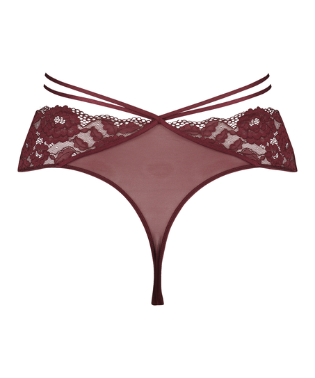 Tanga Sally Curvy, Rojo