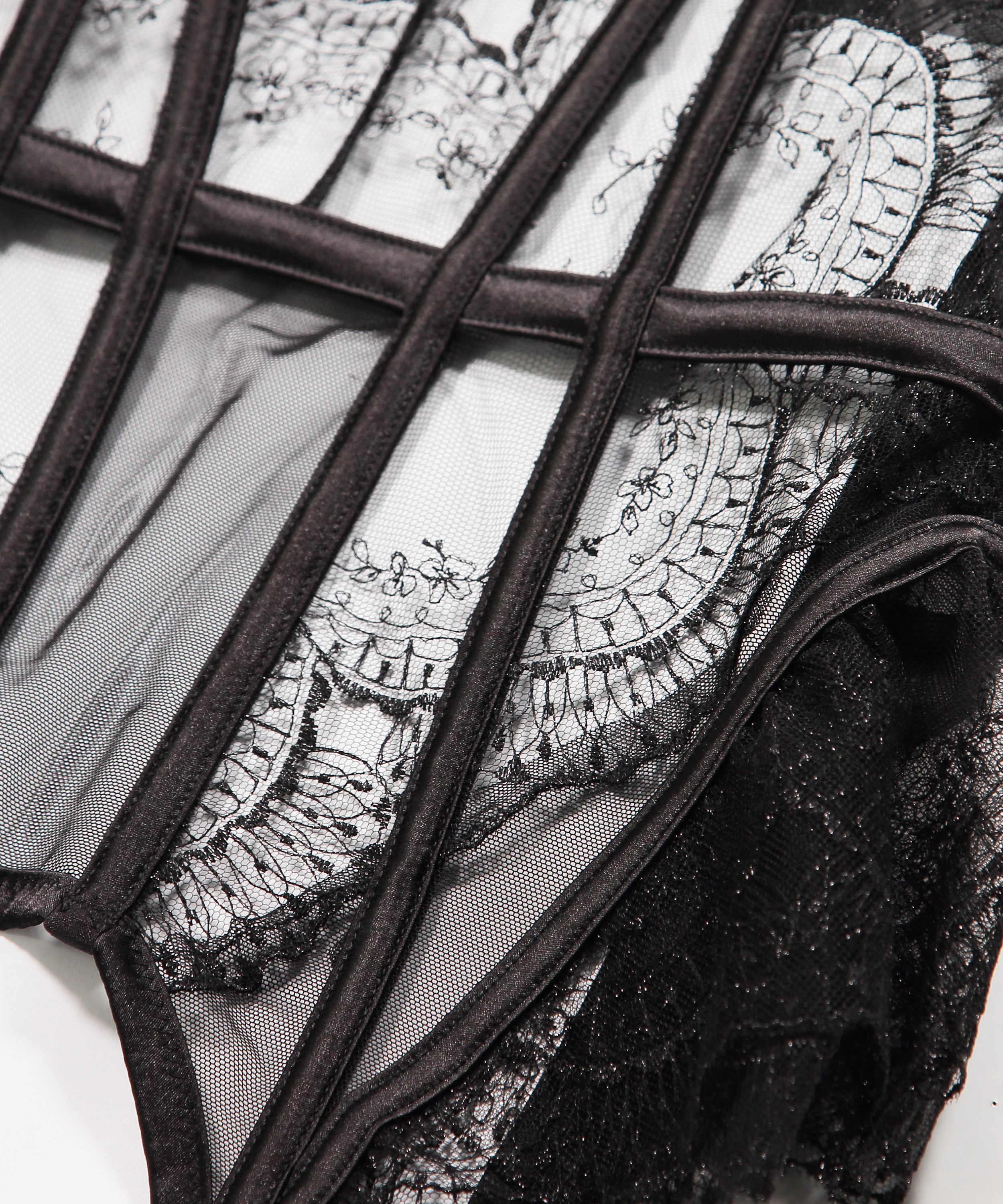 Bustier de aros no preformado Akira, Negro, main