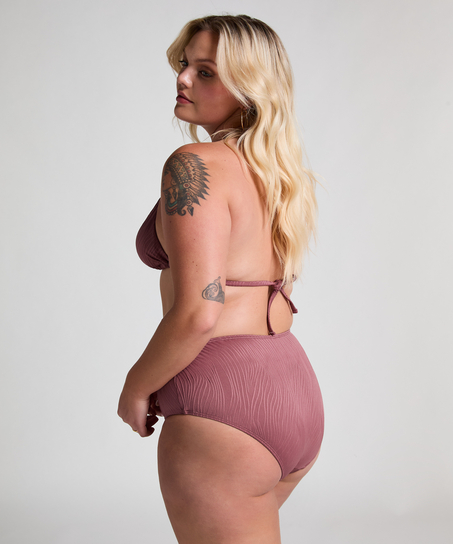 Braguita de bikini de cintura alta Rio, Morado