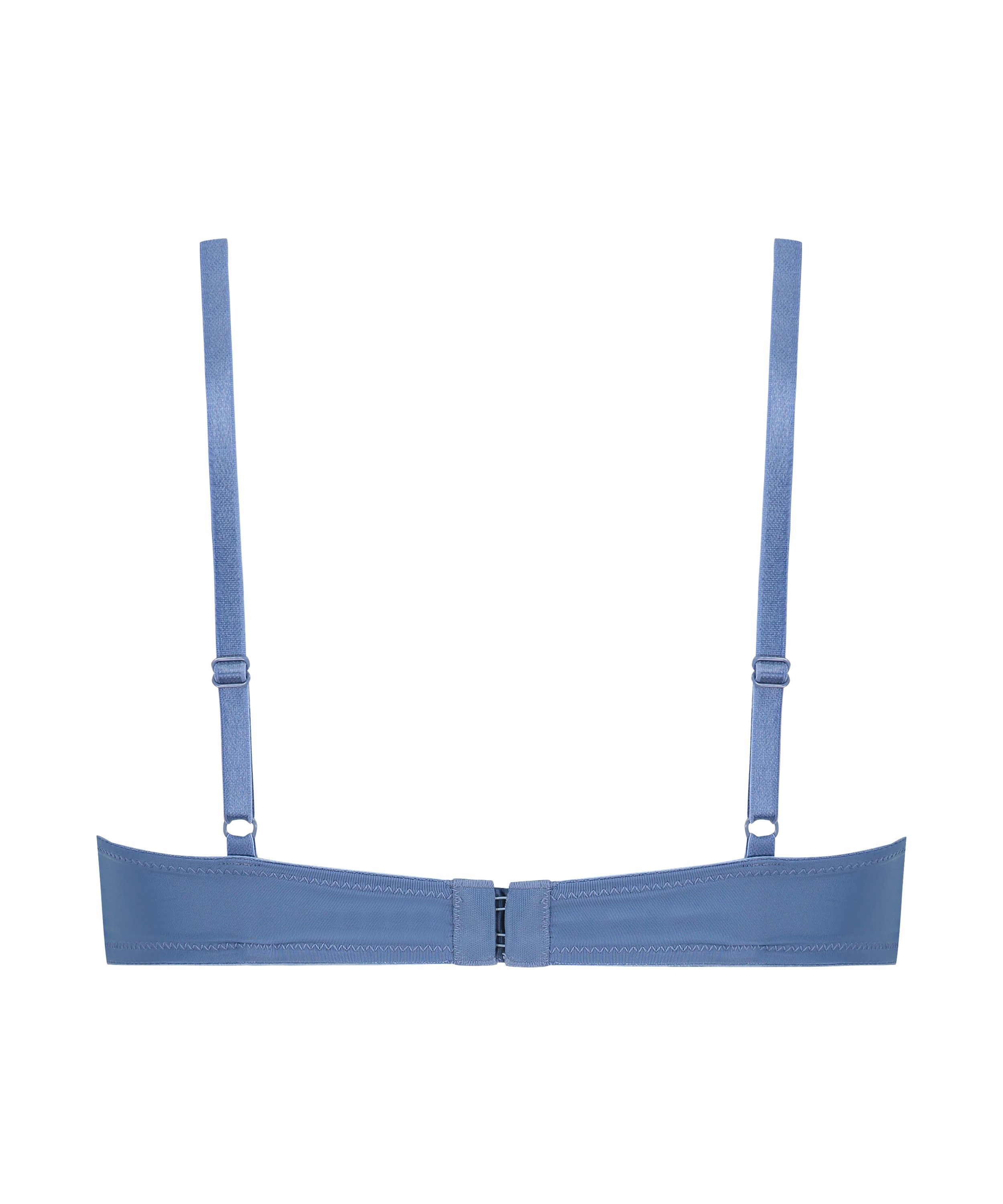 ﻿Sujetador con aros preformado Plunge, Azul, main