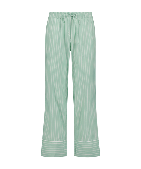 Pantal&oacute;n de pijama de algod&oacute;n, Verde