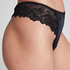 Tanga pantalón corto Diva, Negro