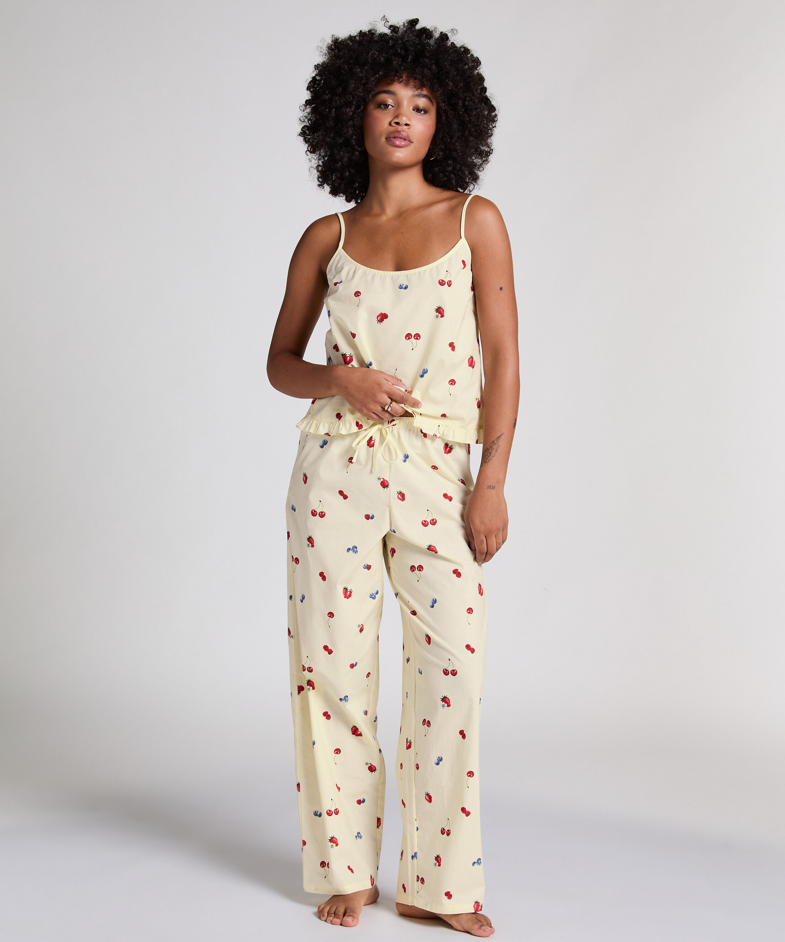 Pantalón tejido, Amarillo