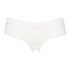 Brasileña en forma de V burn-out mesh, Blanco