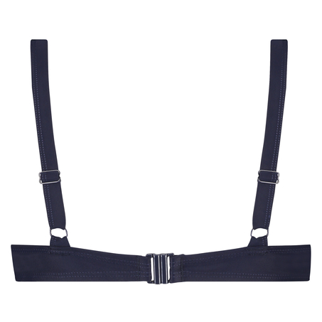 Top de bikini no preformado con aros Sunset Dreams, Azul