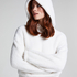 Sudadera con capucha Fleece Snuggle, Blanco