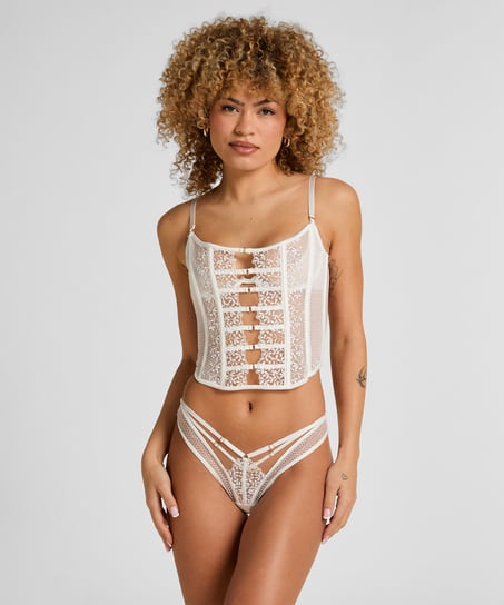Bustier Kristina, Blanco