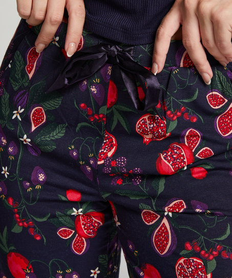 Pantal&oacute;n de pijama Jersey, Azul