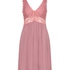 Vestido lencero Nora Lace, Rosa