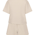 Conjunto de pijama de punto jersey, Beige