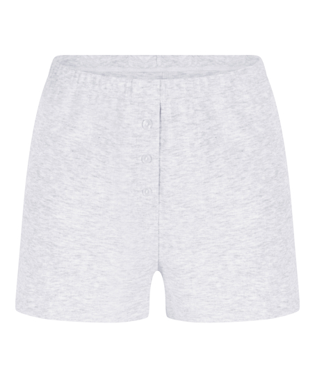 Short en pointelle, Gris