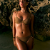 Top de bikini Goldie Shimmer, Amarillo