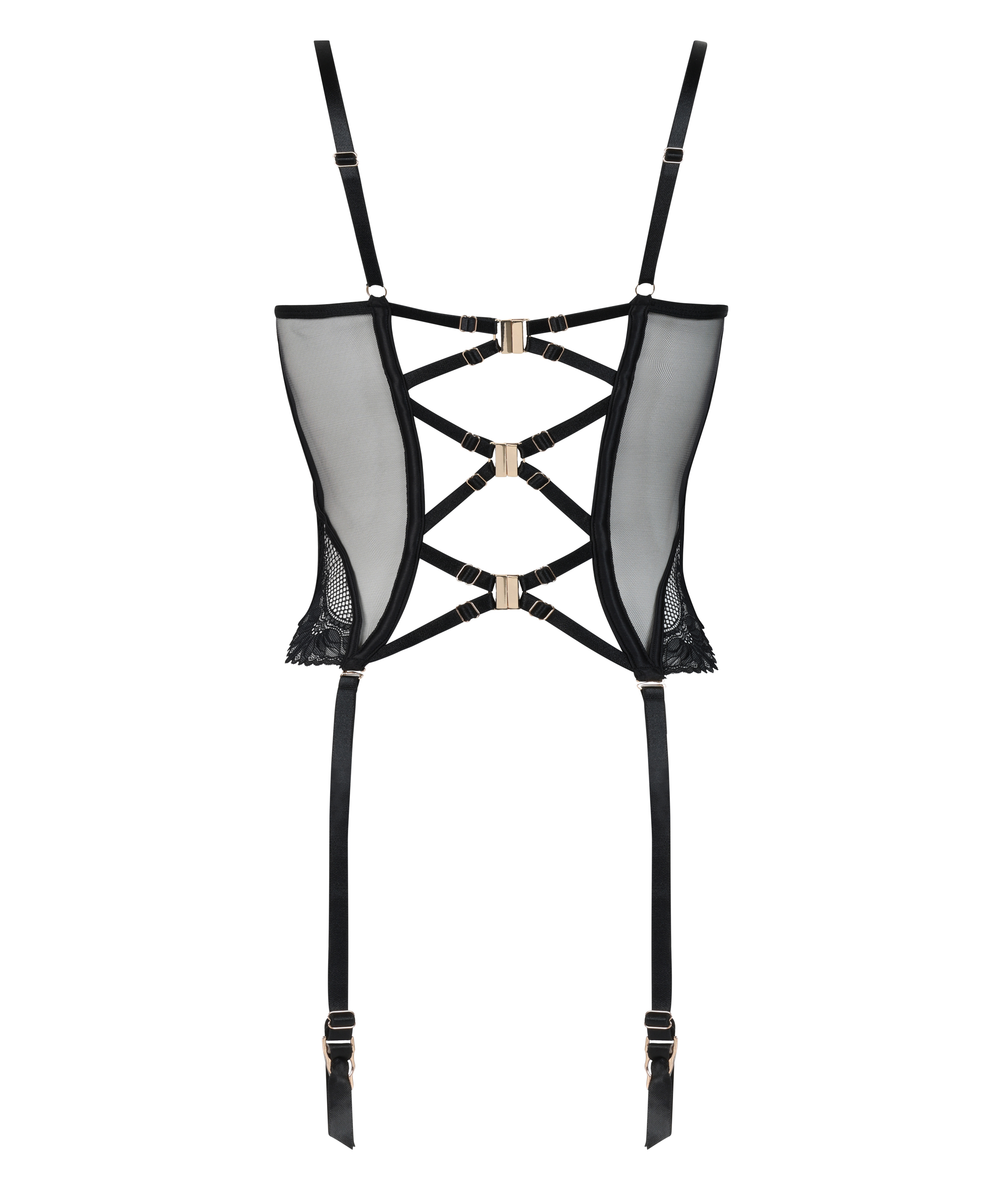 Bustier Belladonna, Negro, main