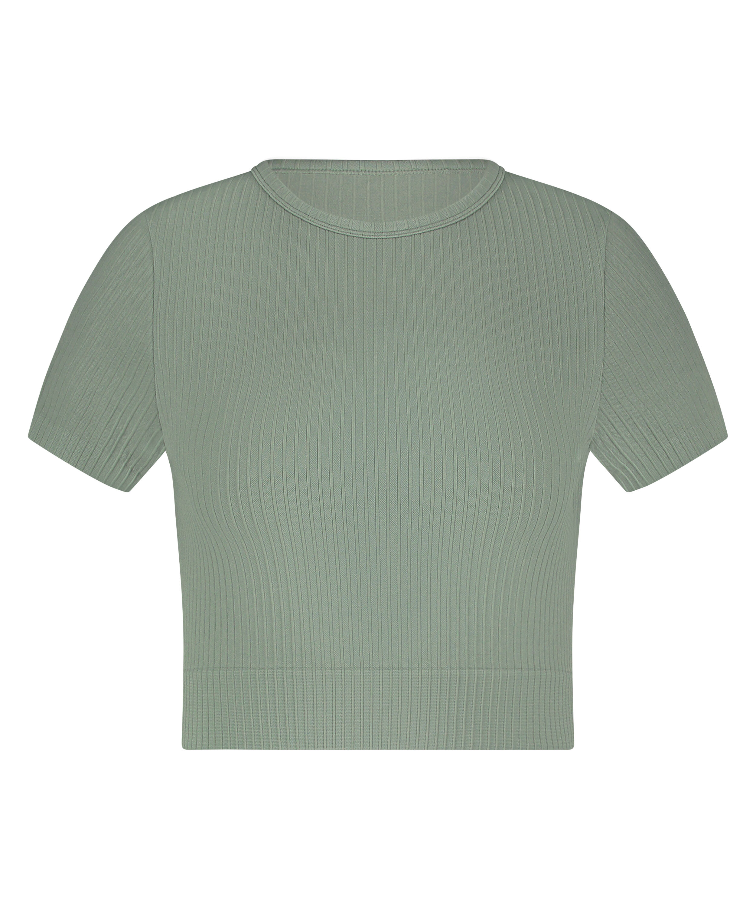 HKMX Top corto deportivo Seamless, Verde
