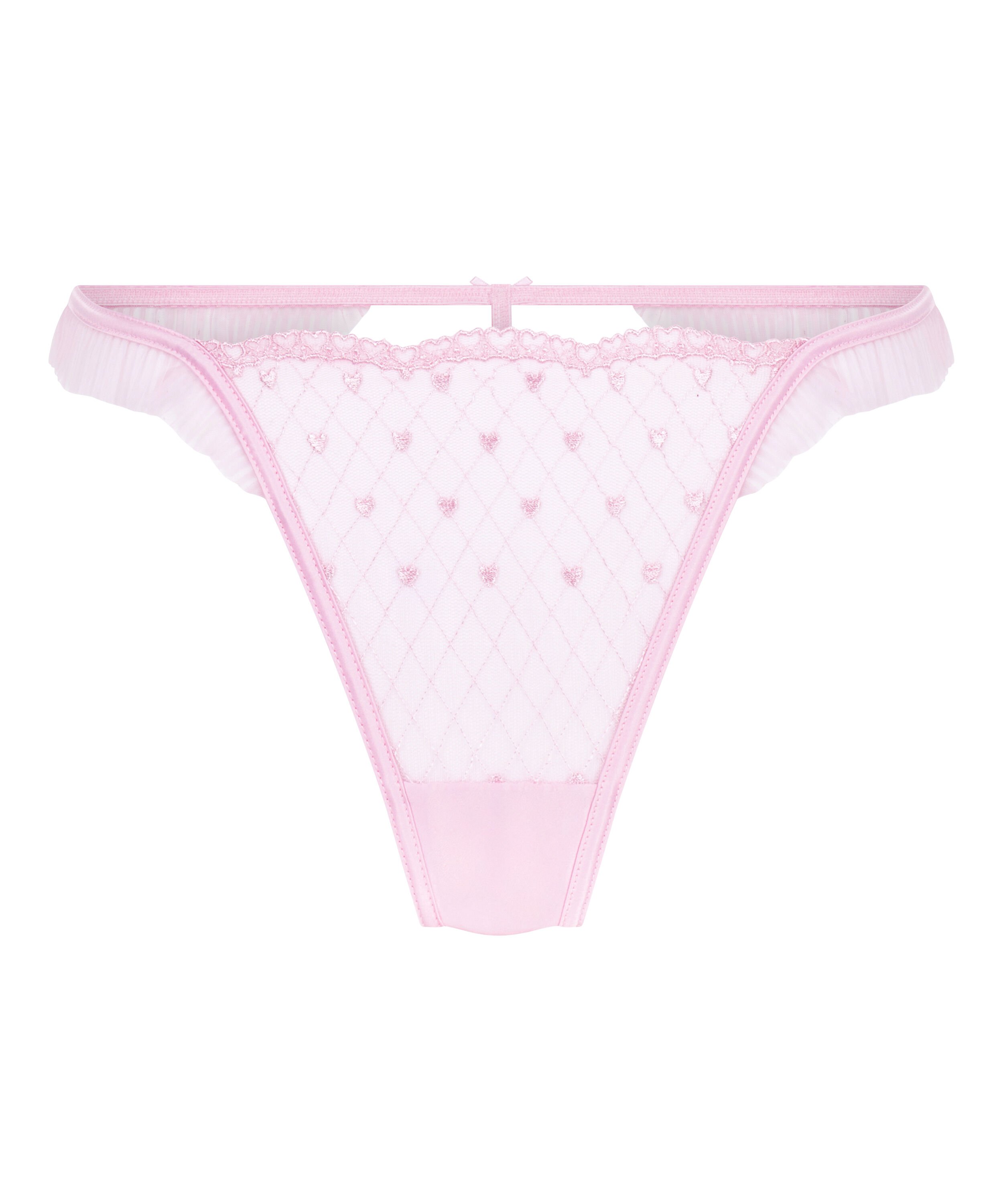 Tanga de talle alto Cordelie, Rosa