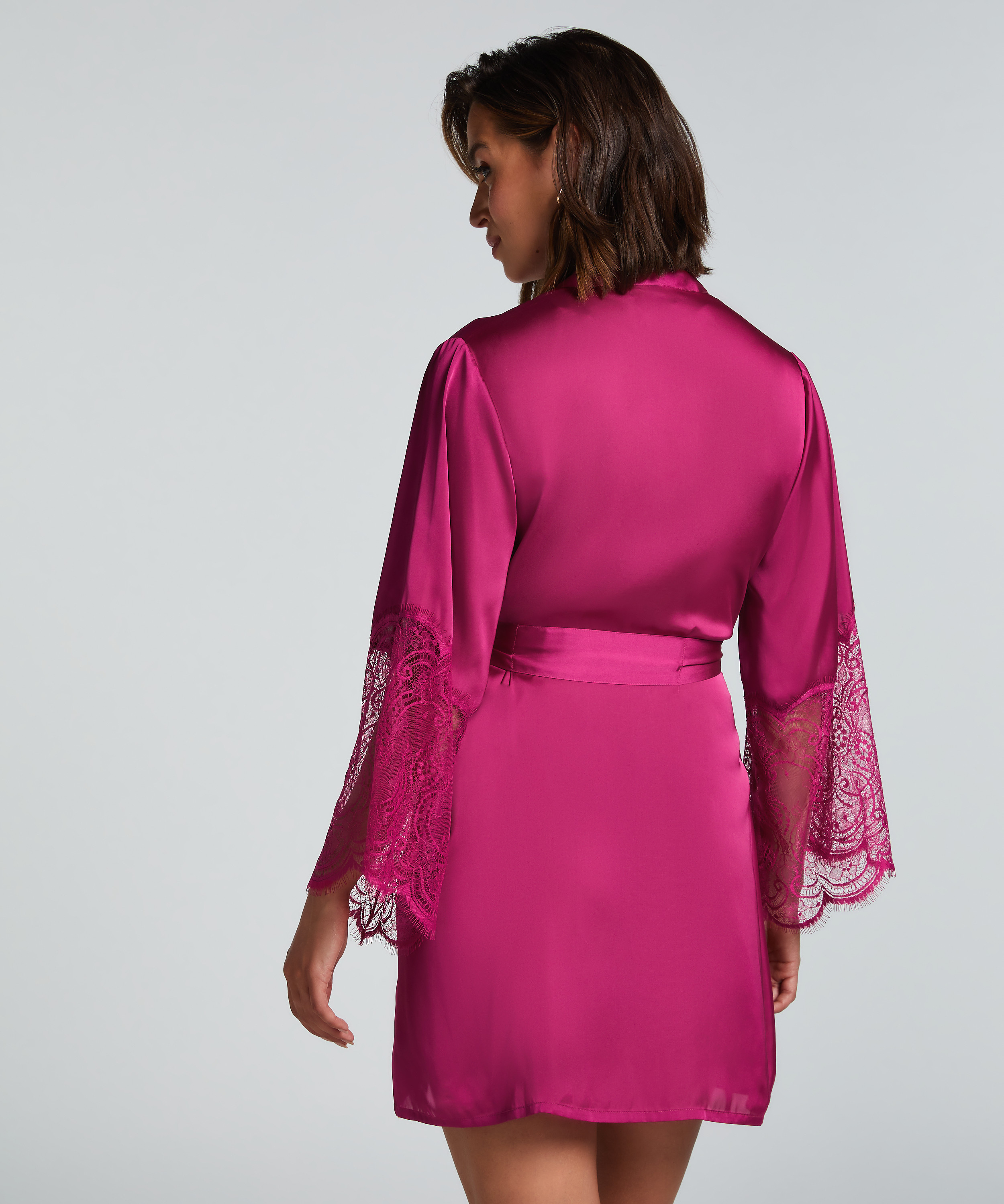 Kimono Satin, Rosa, main