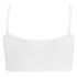 Strappy top sin costuras, Blanco