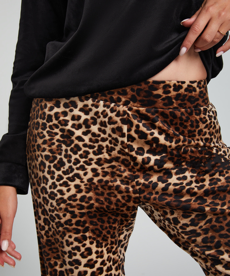 Conjunto de pijama con bolso, Beige