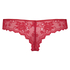 Invisible Tanga Lace Back, Rojo