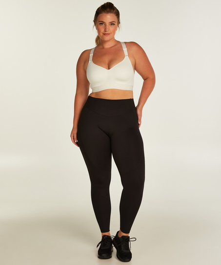 HKMX Sujetador deportivo The All Star Level 2, Blanco