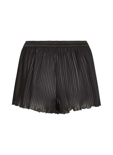 Short plisado, Negro