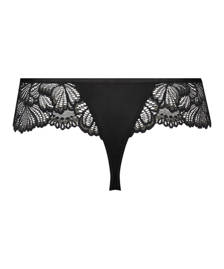 Tanga bóxer Joy, Negro